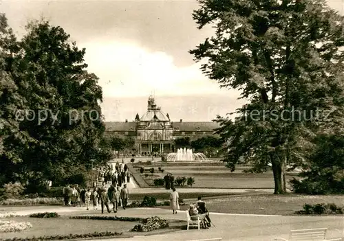 AK / Ansichtskarte Bad_Oeynhausen Kurhaus mit Leuchtfontaene Bad_Oeynhausen