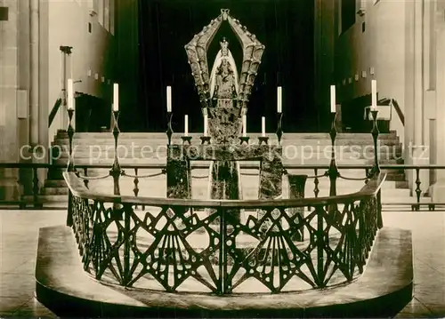 AK / Ansichtskarte Werl_Westfalen Wallfahrts Basilika Marieninsel Werl_Westfalen