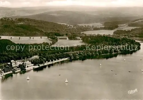 AK / Ansichtskarte Wamel_Moehnesee Hotel Strandhof Terrassen  Wamel Moehnesee