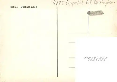 AK / Ansichtskarte Oestinghausen Schule Oestinghausen