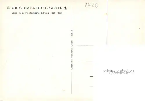 AK / Ansichtskarte Malente Gremsmuehlen Panoramakarte Holsteinische Schweiz Malente Gremsmuehlen