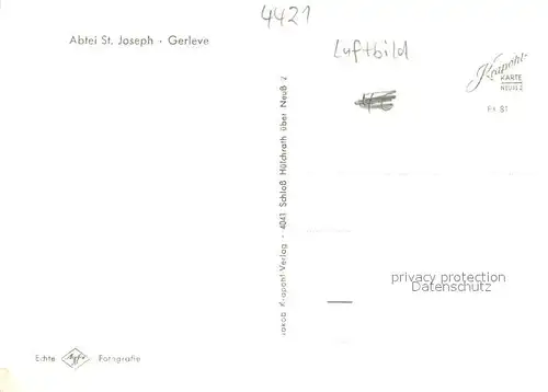 AK / Ansichtskarte Gerleve Abtei St Joseph Gerleve