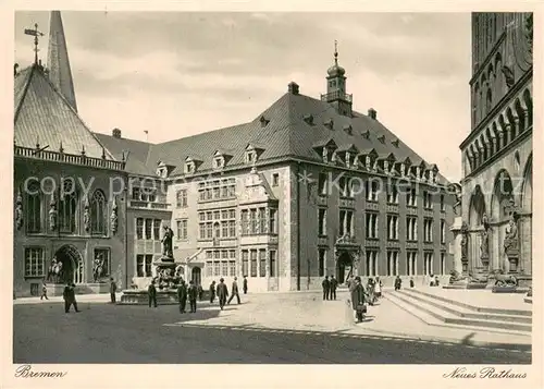 AK / Ansichtskarte Bremen Neues Rathaus Kupfertiefdruck Bremen