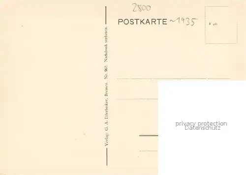 AK / Ansichtskarte Bremen Neues Rathaus Kupfertiefdruck Bremen