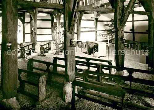 AK / Ansichtskarte Dinklage Klosterkirche St. Scholastika Benediktinerinnen Burg Dinklage Innenansicht Dinklage