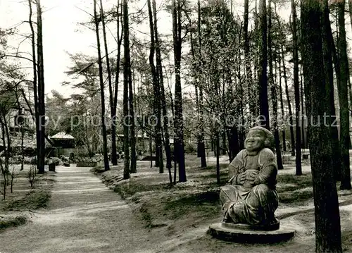 AK / Ansichtskarte Worpswede Bonze des Humors Plastik von Prof. Bernhard Hoetger Worpswede