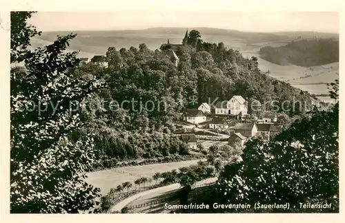 AK / Ansichtskarte Grevenstein Panorama Grevenstein