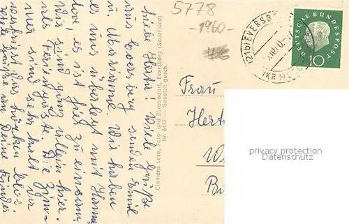 AK / Ansichtskarte Eversberg Pfarrkirche Panorama Burgruine Rathaus Wacholderheide Eversberg