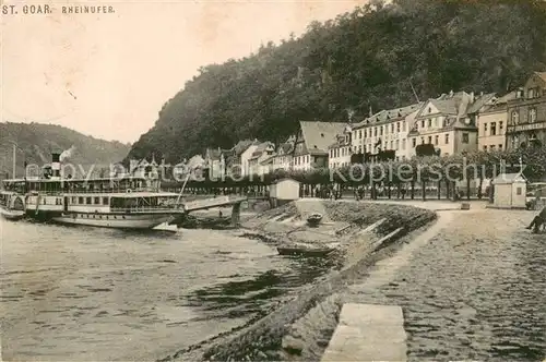 AK / Ansichtskarte St_Goar Rheinufer St_Goar