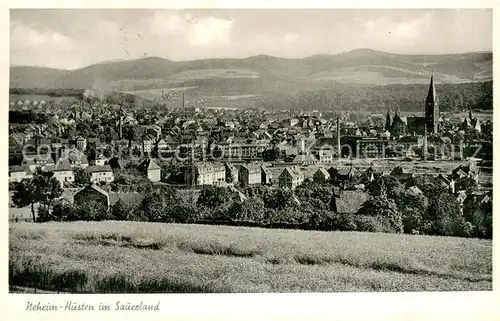 AK / Ansichtskarte Neheim Huesten Panorama Neheim Huesten