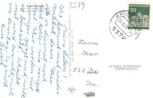 AK / Ansichtskarte Kronenburg_Eifel Schullandheim Kronenburg Eifel