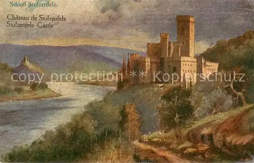 AK / Ansichtskarte Kapellen Stolzenfels Schloss Stolzenfels Kapellen Stolzenfels