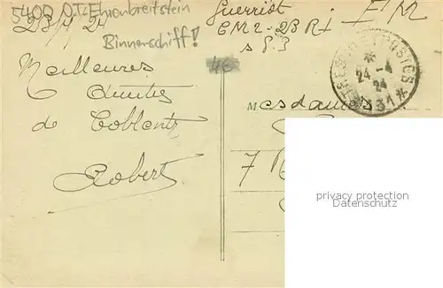 AK / Ansichtskarte Coblence_Coblenz_Koblenz La Forteresse Coblence_Coblenz_Koblenz