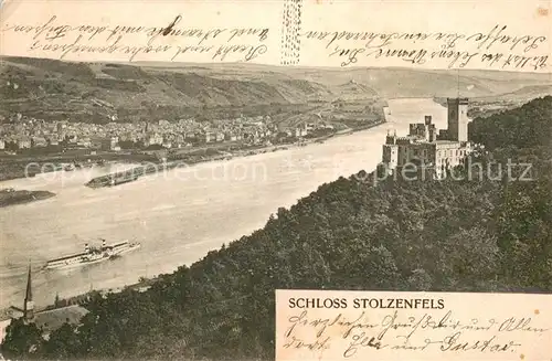 AK / Ansichtskarte Stolzenfels Schloss Stolzenfels Stolzenfels