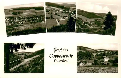 AK / Ansichtskarte Cobbenrode_Sauerland Panorama Teilansichten Cobbenrode_Sauerland