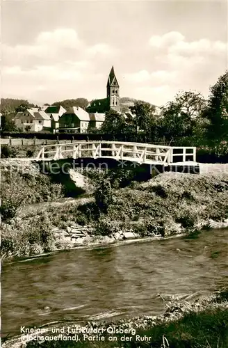 AK / Ansichtskarte Olsberg_Sauerland Partie an der Ruhr Olsberg_Sauerland