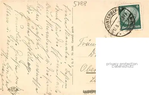 AK / Ansichtskarte Winterberg_Hochsauerland Panorama Winterberg_Hochsauerland