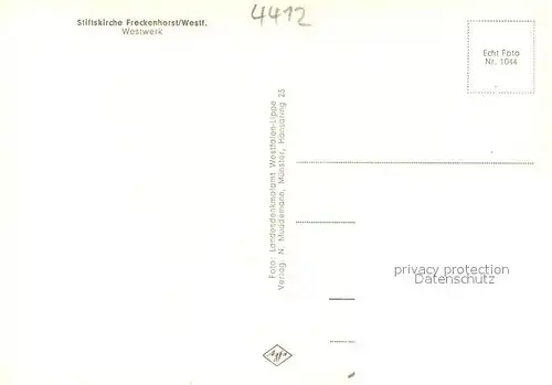 AK / Ansichtskarte Freckenhorst Stiftskirche Freckenhorst