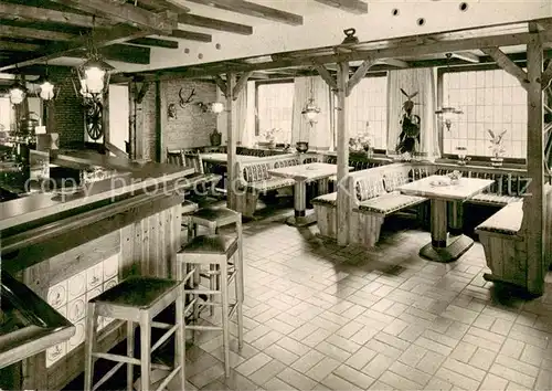 AK / Ansichtskarte Legden Gaststaette Zur Steinkuhle Gastraum Legden