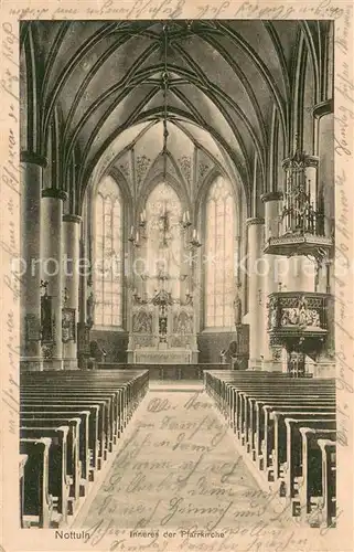 AK / Ansichtskarte Nottuln Inneres der Pfarrkirche Nottuln