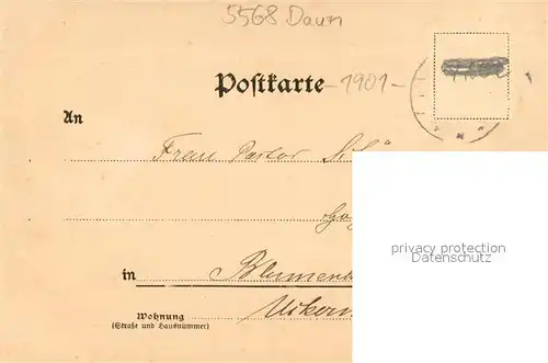 AK / Ansichtskarte Daun_Eifel Weinfeldermaar mit Maeuseberg Daun_Eifel