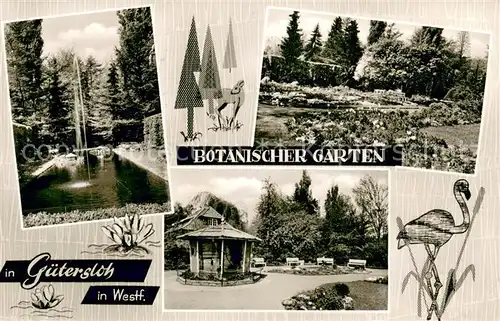 AK / Ansichtskarte Guetersloh Botanischer Garten Guetersloh