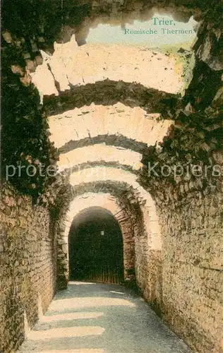 AK / Ansichtskarte Trier Roemische Thermen Trier