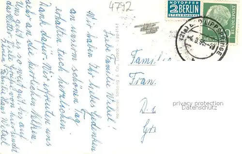 AK / Ansichtskarte Bad_Lippspringe Leuchtfontaene im Kaiser Karls Park Bad_Lippspringe