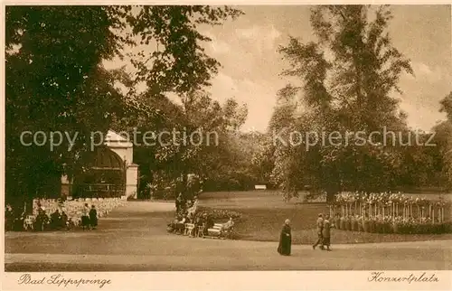 AK / Ansichtskarte Bad_Lippspringe Konzertplatz Bad_Lippspringe