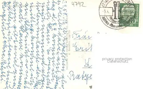 AK / Ansichtskarte Bad_Lippspringe Asthma Klinik Bad_Lippspringe