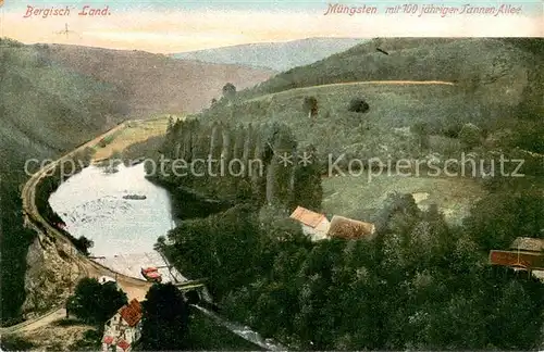 AK / Ansichtskarte Muengsten 100 Jaehringe Tannenallee Stausee Morsbach Muengsten