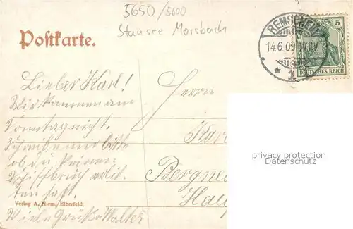 AK / Ansichtskarte Muengsten 100 Jaehringe Tannenallee Stausee Morsbach Muengsten