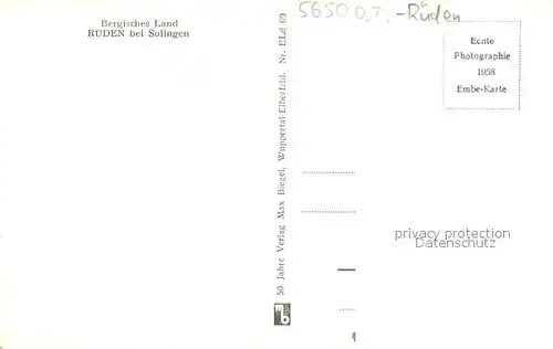 AK / Ansichtskarte Rueden Bergisches Land Fliegeraufnahme Rueden