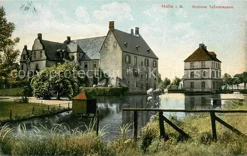 AK / Ansichtskarte Halle_Westfalen schloss Tatenhausen Halle_Westfalen