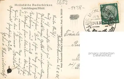 AK / Ansichtskarte Leichlingen_Rheinland Frauenabteilung Haus 4 Leichlingen_Rheinland