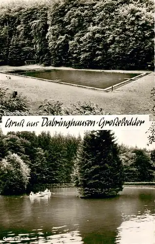 AK / Ansichtskarte Dabringhausen Strandbad Gondelteich Dabringhausen