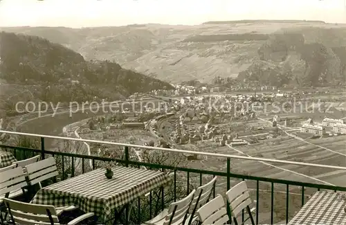 AK / Ansichtskarte Starkenburg Gasthof zur schoenen Aussicht Mosel Starkenburg