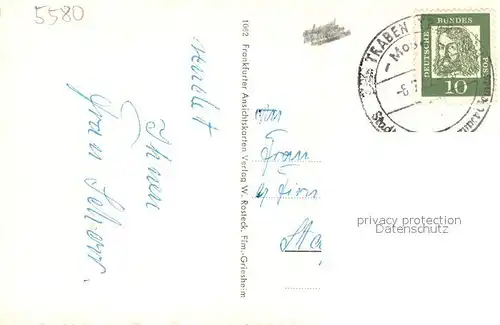 AK / Ansichtskarte Traben Trarbach Gesamtansicht von Oben Traben Trarbach