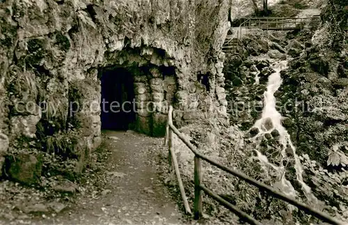 AK / Ansichtskarte Bad_Bertrich Elfengrotte mit Wasserfall Bad_Bertrich