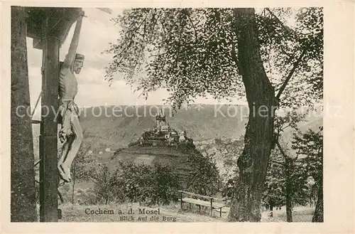 AK / Ansichtskarte Kochem Blick auf die Burg Kochem