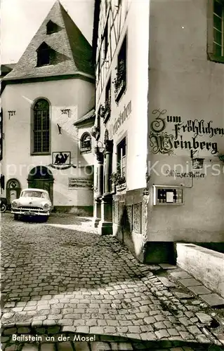 AK / Ansichtskarte Beilstein_Mosel Gaststaette Zum Froehlichen Weinberg Beilstein_Mosel