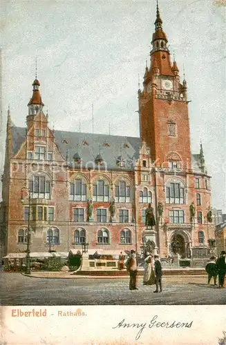 AK / Ansichtskarte Elberfeld_Barmen Rathaus Elberfeld Barmen