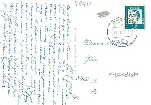 AK / Ansichtskarte Wiedenbrueck Fachwerkhaeuser Wiedenbrueck