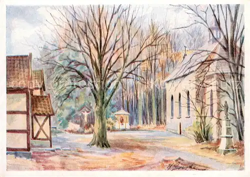 AK / Ansichtskarte Stockkaempen_Hoerste Das Ravensburger Land Kunst von H.Goerke Stockkaempen_Hoerste