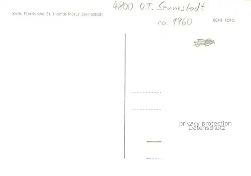 AK / Ansichtskarte Sennestadt Kath.Pfarrkirche St.Thomas Morus Sennestadt