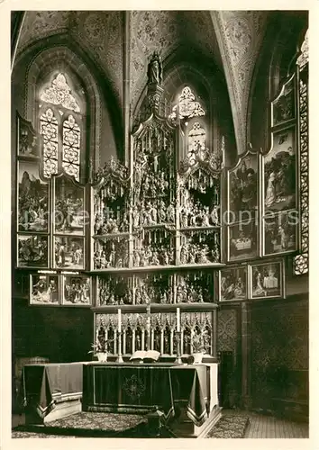 AK / Ansichtskarte Bielefeld Nikolaikirche Hochaltar  Bielefeld