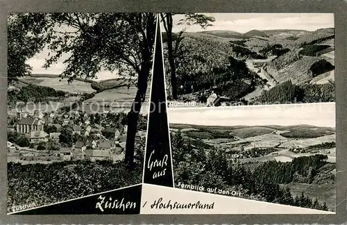 AK / Ansichtskarte Zueschen_Sauerland Panorama Nuhnetal  Zueschen_Sauerland