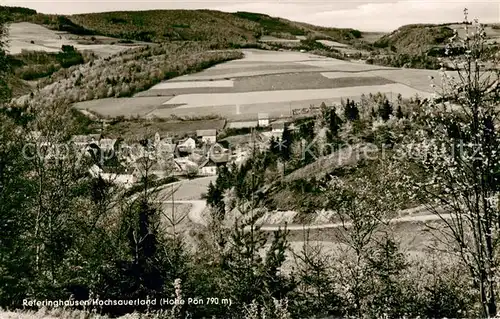 AK / Ansichtskarte Referinghausen Panorama Gasthof Pension Schmidt Referinghausen