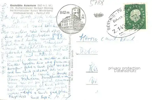 AK / Ansichtskarte Winterberg_Hochsauerland Morgenstimmung am Kahlen Asten Winterberg_Hochsauerland