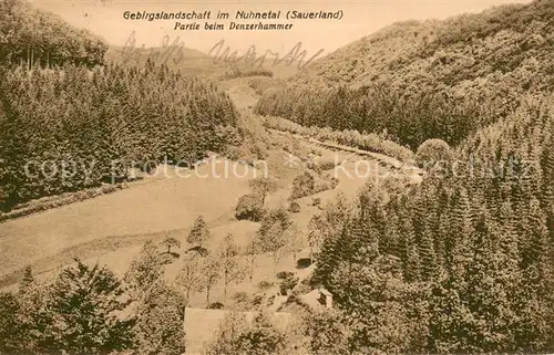 AK / Ansichtskarte Winterberg_Hochsauerland Partie beim Denzerhammer im Nuhnetal Winterberg_Hochsauerland
